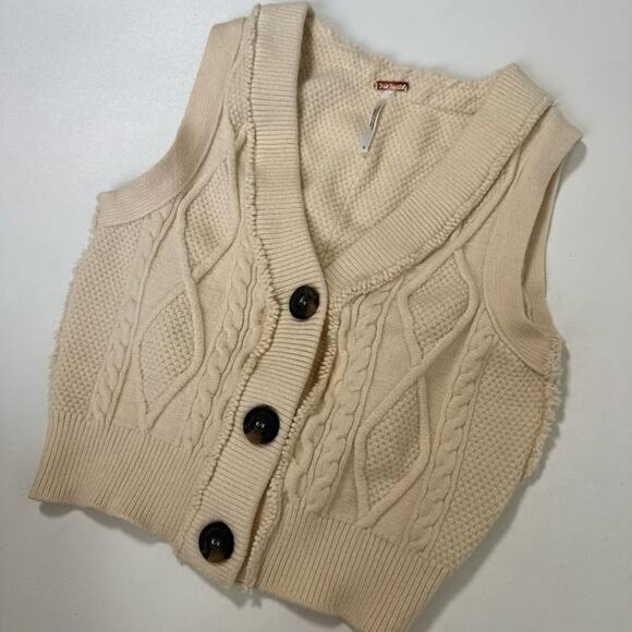 Free People Denson Cable Vest - Picture 3 of 8